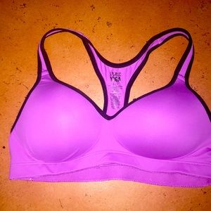 Pink Yoga Push-Up sports bra size small